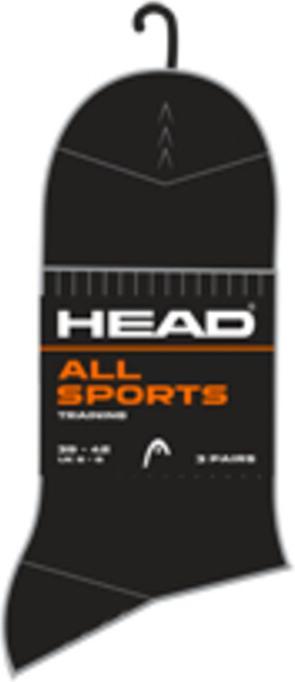 Actual product image Head Unisex All Sports Short Socks - Performance - 2 Pack (pack of 3, 43 - 46)