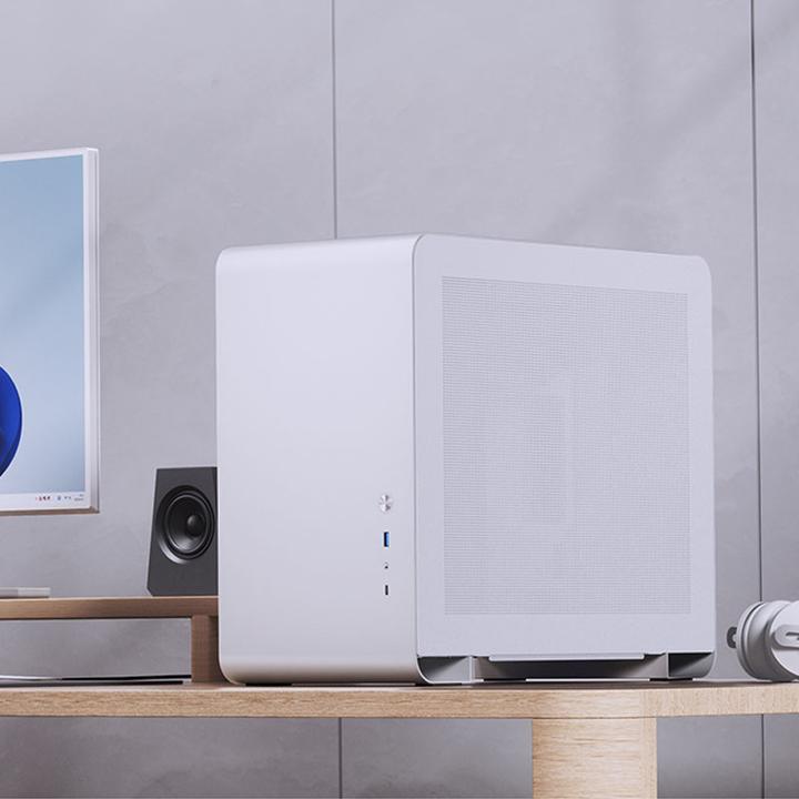 Produktbild Jonsbo U4 Mini Micro-ATX-Gehäuse, Tempered Glass (mATX, Mini-ITX)