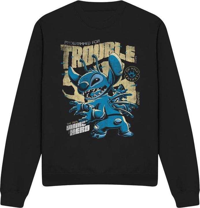 Immagine prodotto Lilo & Stitch Trouble Felpa Comic Adulto Unisex (M)