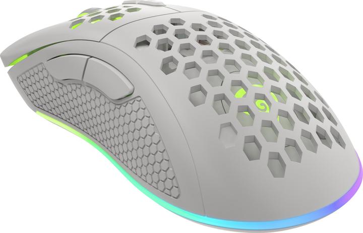 Produktbild Genesis for games Krypton 555 with cable, 8000 DPI, USB 2.0, White (Kabelgebunden)