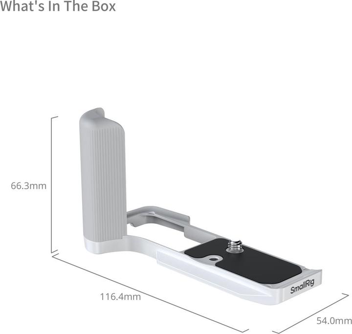Produktbild SmallRig L-Winkel mit Handgriff für EOS R50 V (Griff)