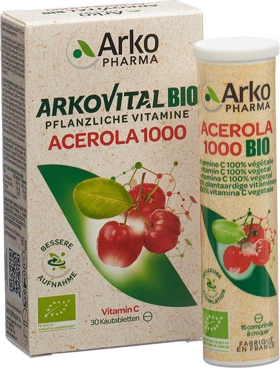Produktbild Arkopharma Acerola Tablette (30 Stück, Tabletten, 94 g)