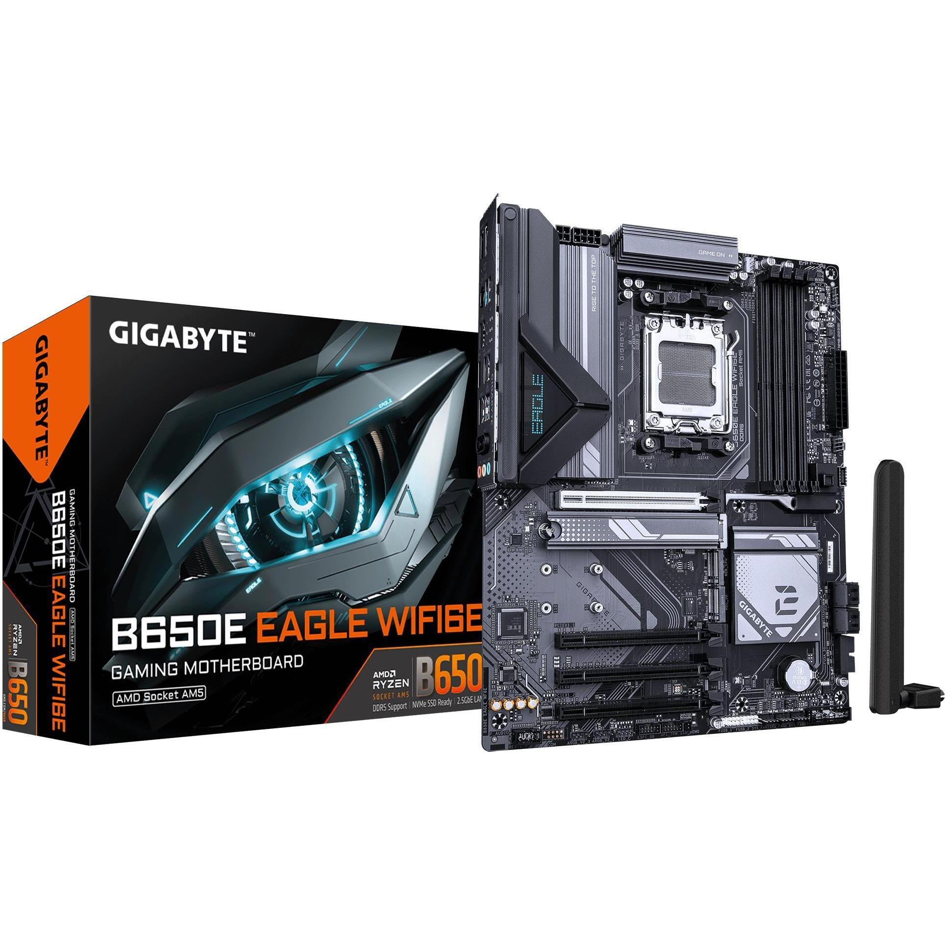 Gigabyte B650E EAGLE WF6E (B650E,AM5,ATX,DDR5) (AM5, AMD B650, ATX), Mainboard