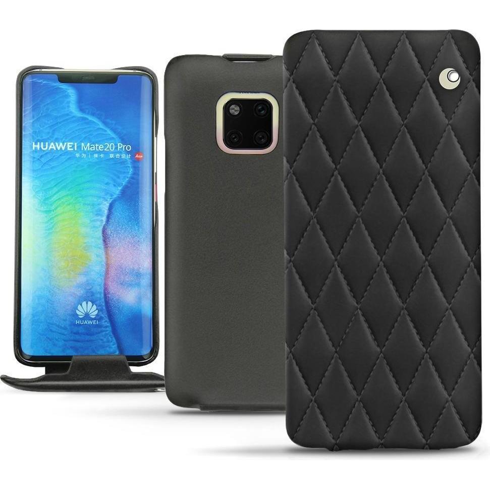 Noreve Lederschutzhülle vertikal (Huawei Mate 20 Pro), Smartphone Hülle, Schwarz