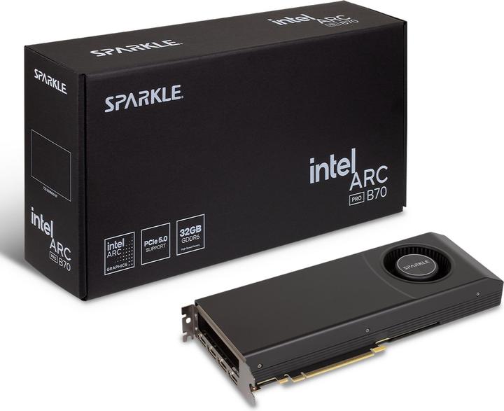 Actual product image Sparkle B70 Pro 32GB Intel Arc Blower GDDR6 (32 GB, GDDR6)