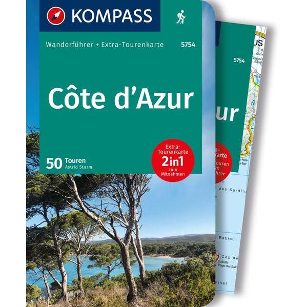 Thumbnail - Wanderführer Côte d'Azur, Die schönsten Küsten- und Bergwanderungen, 50 Touren, Ratgeber von Astrid Sturm