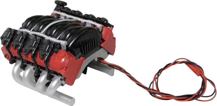 Actual product image Thicon Models 1:14/1:10 V8 engine dummy for 540cc engine