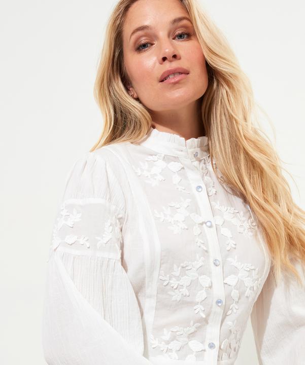 Produktbild Joe Browns Frilly Neck Broderie Embroidered Blouse (40)