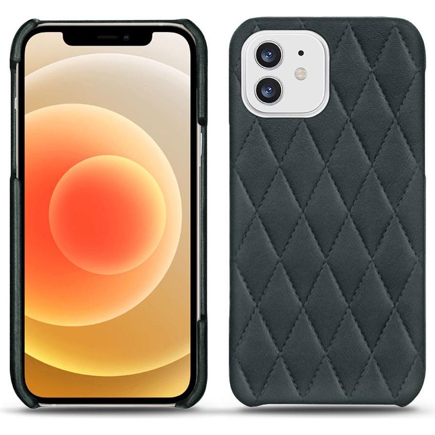 Noreve Lederschutzhülle (Apple iPhone 12 mini), Smartphone Hülle, Blau