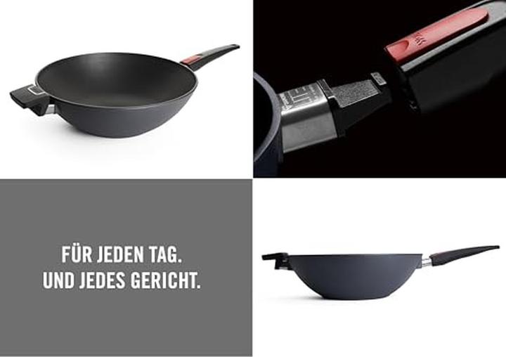 Produktbild Woll Wokpfanne 11034DPSL Diamond Lite Guss (34 cm, Wok Pfanne, Aluminiumguss)