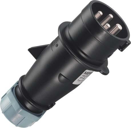 Produktbild Mennekes MEN 22289ZC 16A4P 6H400V Stecker AM-TOP IP44 HW/VN