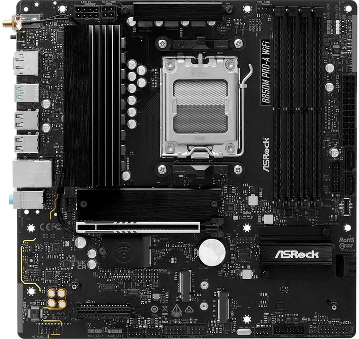 Produktbild AsRock B850M Pro-A WiFi (AM5, AMD B850, mATX)