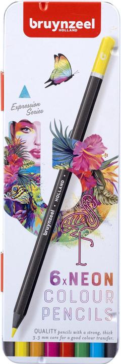Produktbild Bruynzeel Farbstifte Neon 6 Stück (6x)