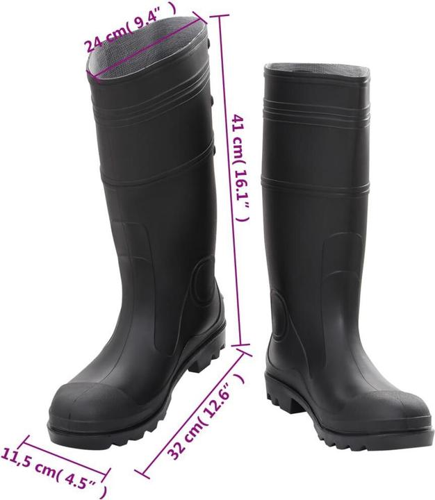 Actual product image vidaXL Rubber boots (46)