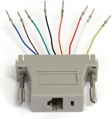 Actual product image StarTech com DB25 to RJ45 Modular Adapter - M/F, DB-25, RJ-45, Grey