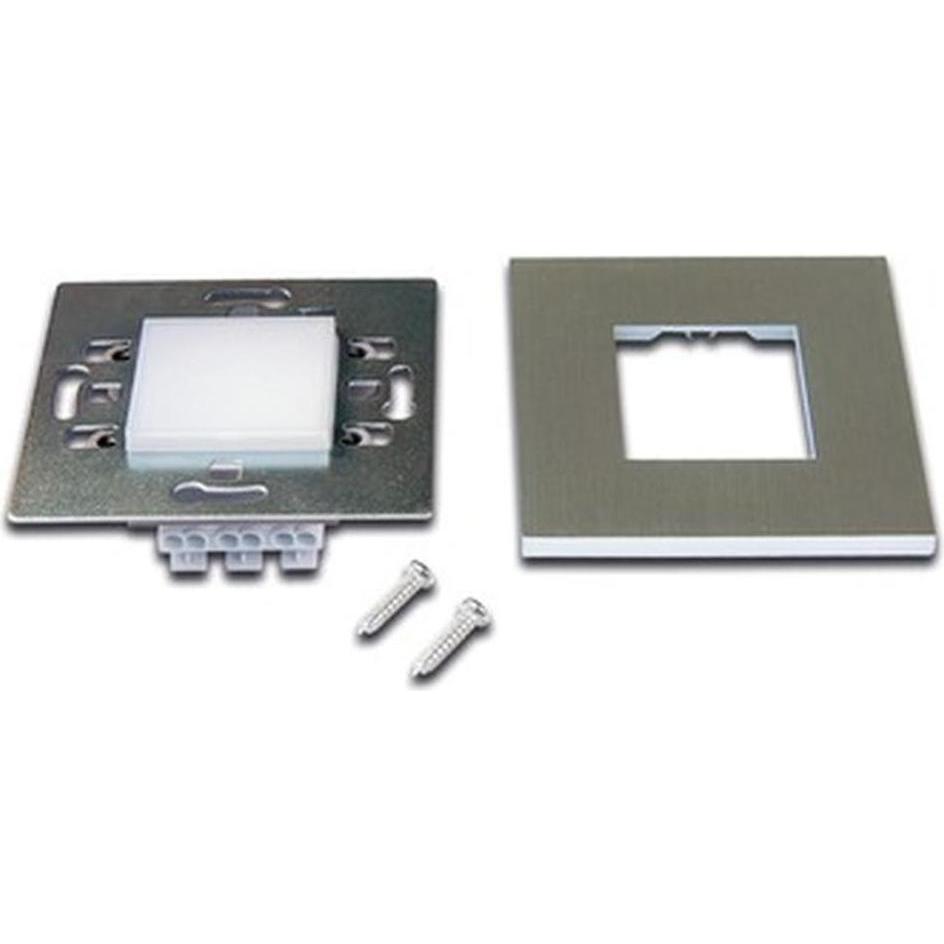 Hera, Applique + Plafoniera, LED Wall F ww aspetto acciaio inox 20202720208 (50 lm)