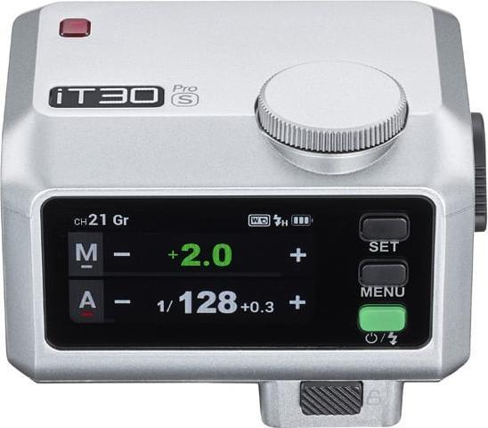 Actual product image Godox iT30Pro O silver - TTL Mini Flash for Oly/Pan white (Plug-on flash, Godox, Oly/Pan)