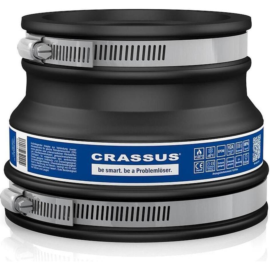 Crassus Adapterkupplung CAC 1155, 100-115/75-89mm, 0,6 bar (33189347)