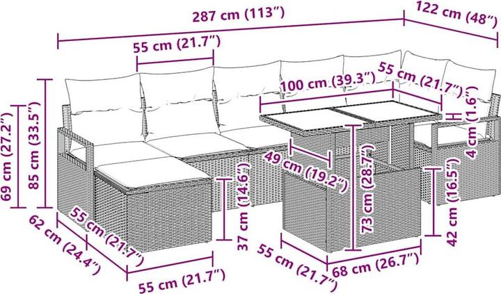 Produktbild vidaXL Hadlee