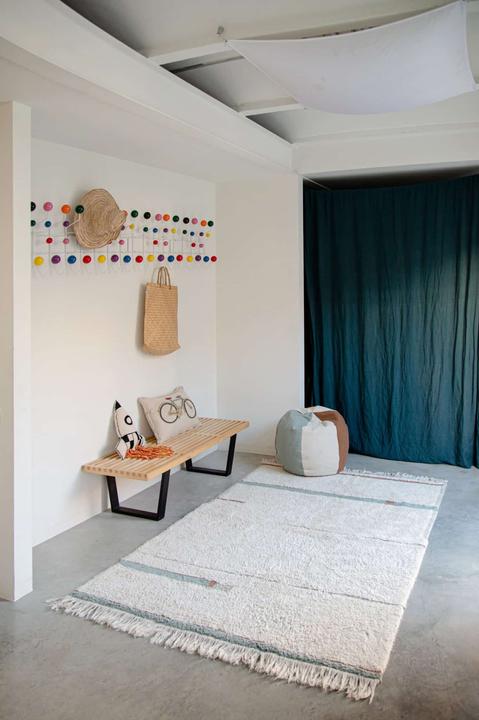 Produktbild Lorena Canals Rug Lanes Vintage Blue - M (140 x 200 cm)