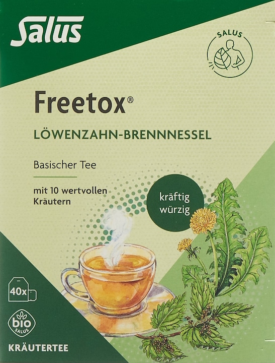 Actual product image Salus Freetox Tee Löwenzahn Brennnessel Bio (500 g)