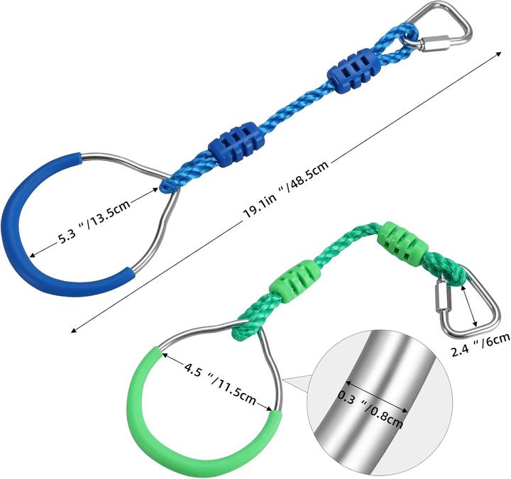 Produktbild Pellor 6 x Kinder Turnringe
