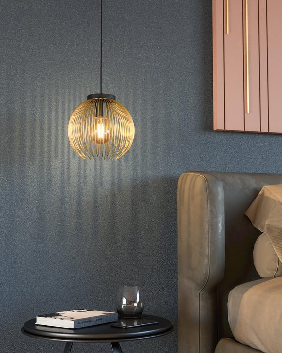 Actual product image EGLO VENEZUELA PENDANT LAMP E27 Ø235 GOLD (E27)