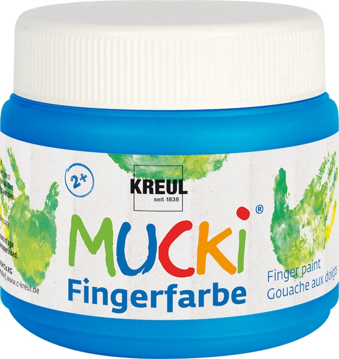Produktbild Kreul Fingerfarben (Gelb, Rot, Blau, Grün, 150 ml)