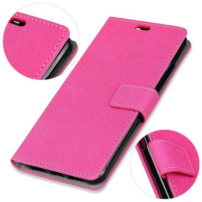 Actual product image MU Classic Leather cover with cross pattern (OnePlus 5T)
