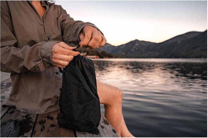 Actual product image Matador Droplet waterproof keychain folding bag