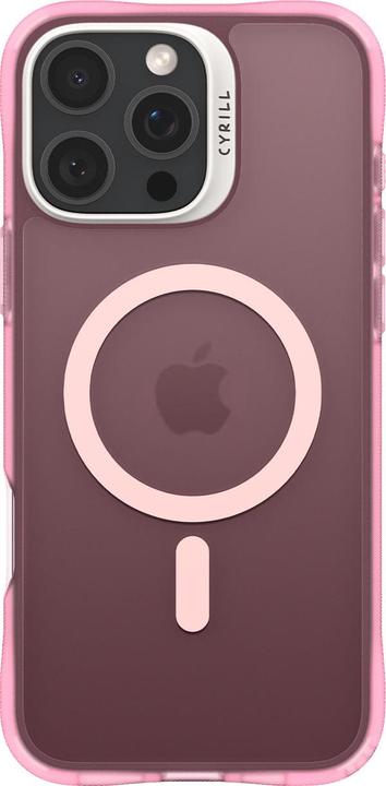 Actual product image Cyrill Ultra Sheer Mag PC Back Cover Pink/Transparent Apple iPhone 16 Pro (Apple iPhone 16 Pro)