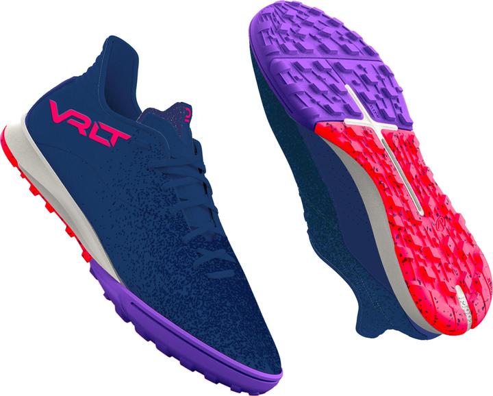 Produktbild Kipsta Damen/Herren Fussball Multinockenschuhe Turf - Viralto I TF violett/blau (44)