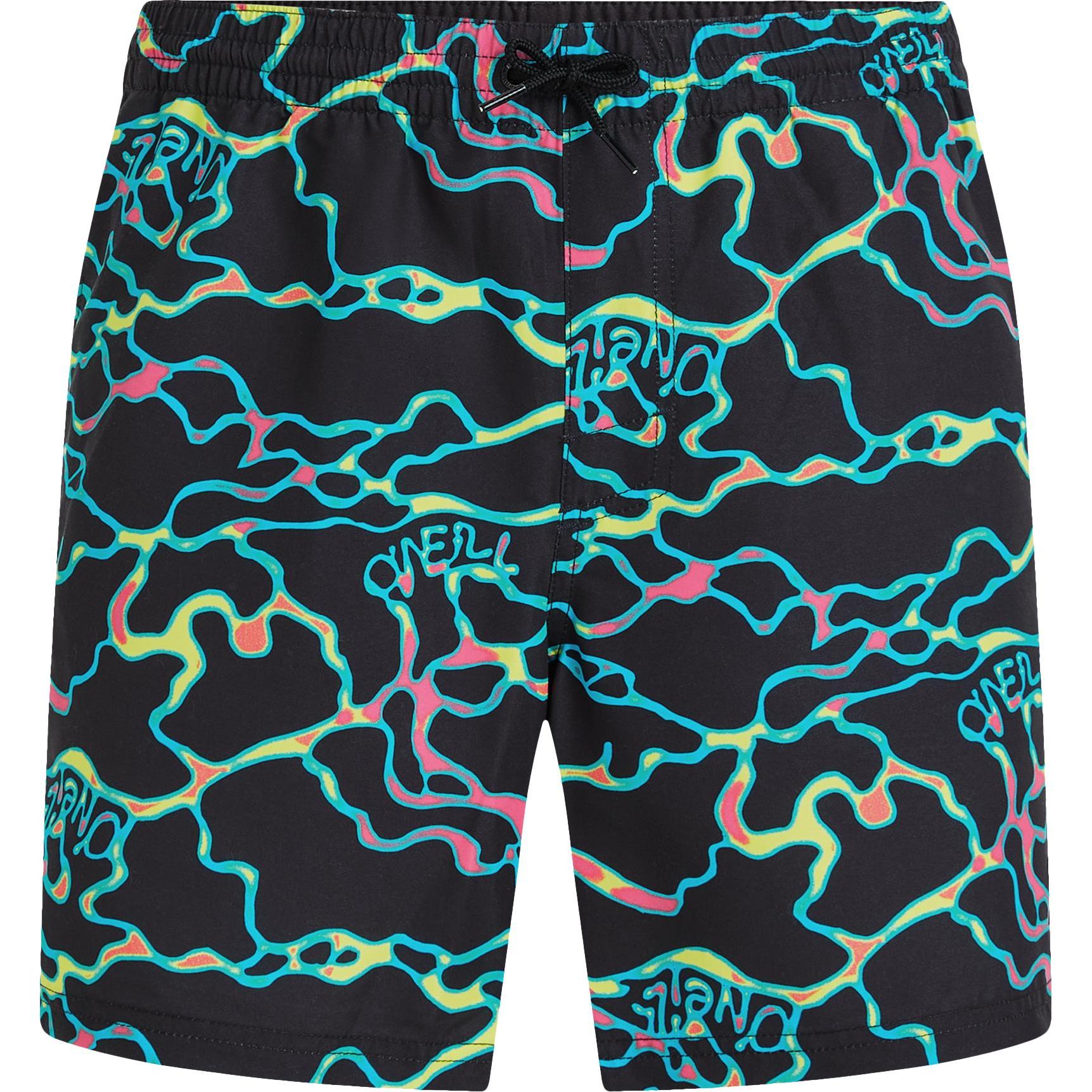 O'Neill, Uomini, Costume da uomo, Jack Cali Crazy 16" Pantaloncini Da Bagno, Nero