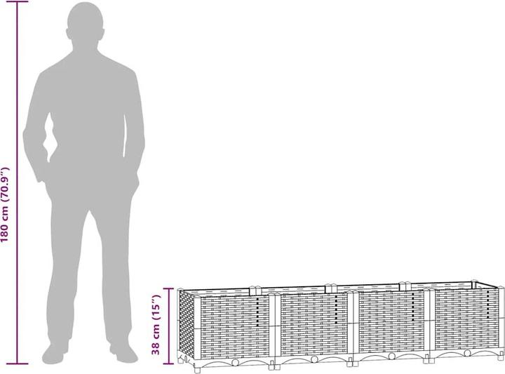 Produktbild vidaXL Hochbeet