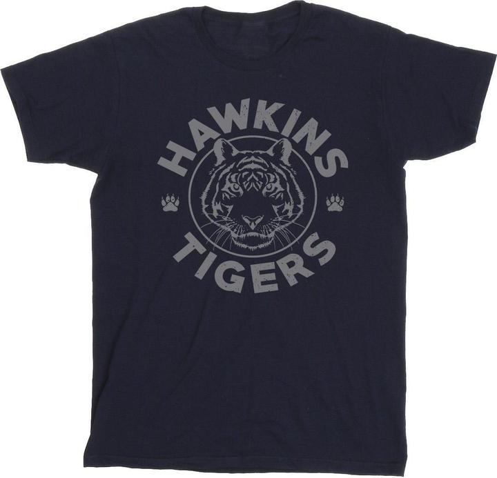Produktbild Netflix Stranger Things Hawkins Grey Tiger TShirt (5XL)