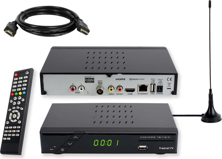 Productafbeelding SET DVB-T2 Thuisbundel met passieve antenne