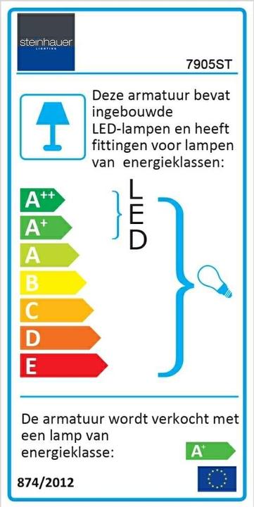 Energie-Label Steinhauer Natasja (480 lm, GU10)