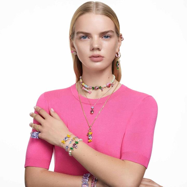 Produktbild Swarovski Matrix Ring Baguette Schliff Rosa Roségold (55)