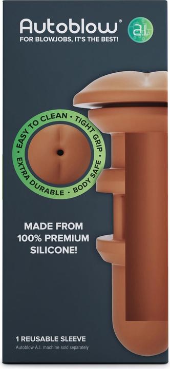 Actual product image Autoblow A.I. Silicone Anus Sleeve