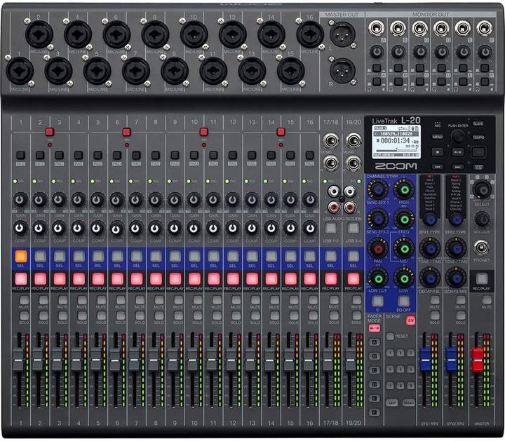 Produktbild Zoom LiveTrak L-20 (Studio- und Livemixer)