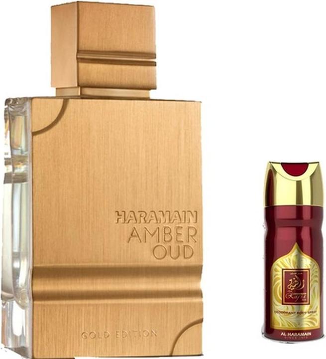 Actual product image Al Haramain Amber Oud Rouge by Eau de Parfum Spray 60 ml (Eau de parfum, 60 ml)