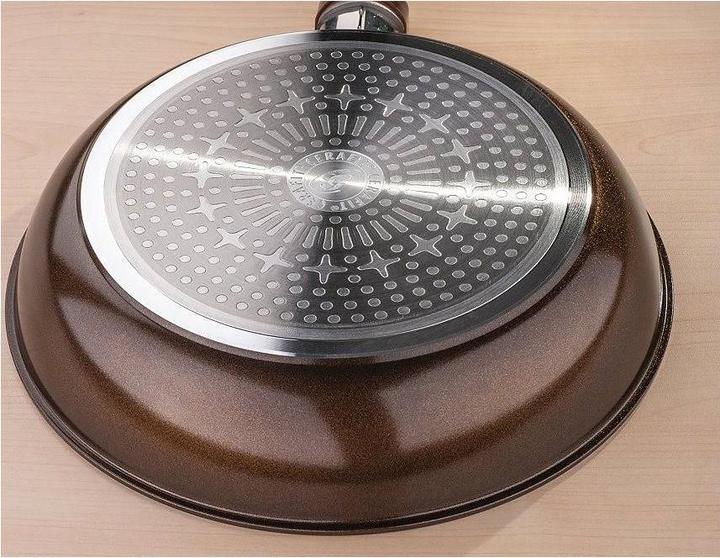 Actual product image Genius Cerafite Granite (28 cm, Frying pan, Cast aluminium)