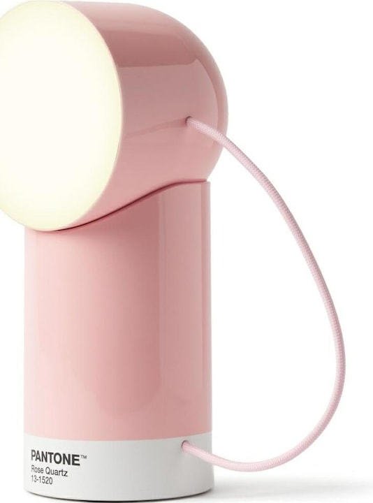 Lexon LED Lamp Orbe X Pantone light pink