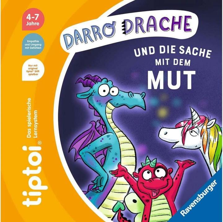 tiptoi Darro Drache und die Sache mit dem Mut (Deutsch, Cee Neudert, Katja Rau, 2024)