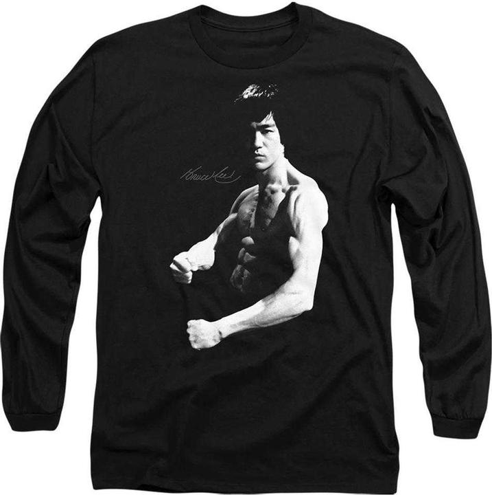 Produktbild Bruce Lee Stance TShirt Langärmlig (M)