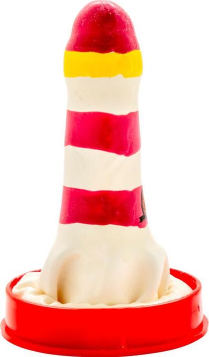 Produktbild Erco Scherzkondom «Leuchtturm» – handbemalt, witziger maritimer Partygag für jeden Anlass (1 Stk.)