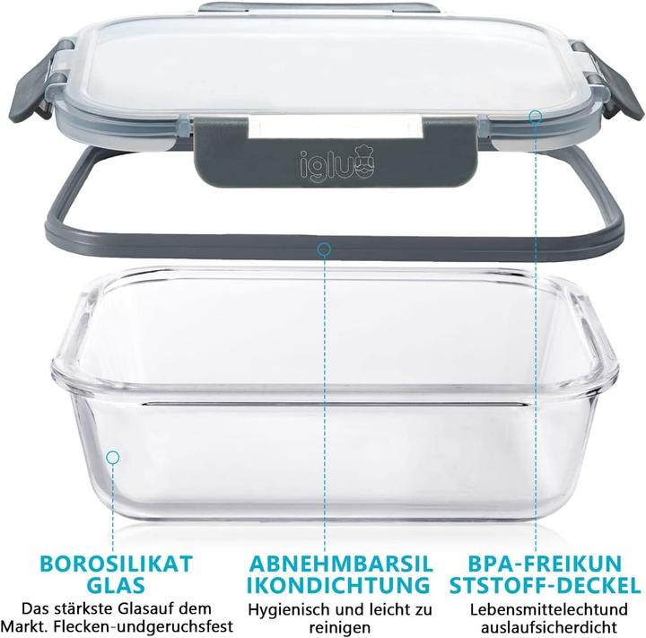 Actual product image Igluu Meal Prep Frischhaltedosen (1.05 l)