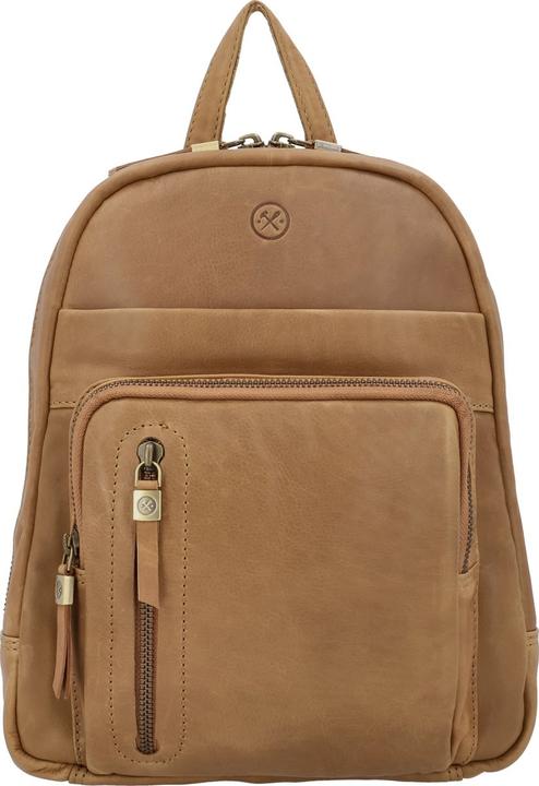 Micmacbags Hide & Stitches Daydreamer Rucksack - Cognac - 100% Leder