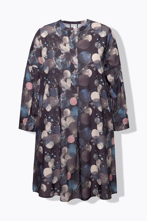 Produktbild Ulla Popken Longbluse, A-Linie, Rundhals, Langarm (54)