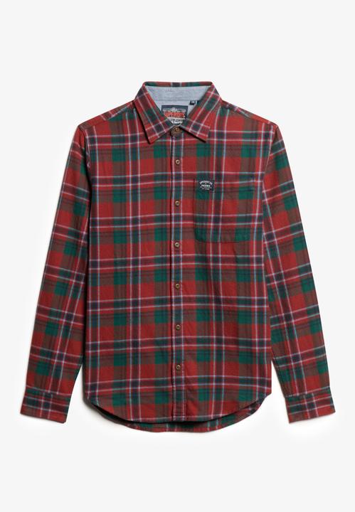 Immagine prodotto Superdry Camicia a quadri con maniche lunghe in cotone (XXL)
